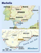 Bild zeigt Standort in Marbella an